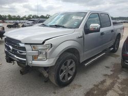 Salvage cars for sale from Copart Houston, TX: 2015 Ford F150 Supercrew