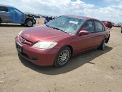 Honda Civic ex salvage cars for sale: 2005 Honda Civic EX