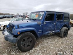 Salvage cars for sale at West Warren, MA auction: 2010 Jeep Wrangler Unlimited Sahara