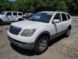 Salvage cars for sale from Copart Austell, GA: 2009 KIA Borrego LX