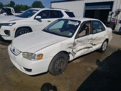 Salvage cars for sale from Copart Shreveport, LA: 2001 Toyota Corolla CE