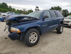 Salvage cars for sale at Hampton, VA auction: 2001 Dodge Durango