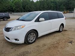 Salvage cars for sale at Gainesville, GA auction: 2012 Toyota Sienna XLE