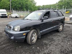 Salvage cars for sale from Copart Finksburg, MD: 2002 Hyundai Santa FE GLS