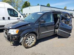 Salvage cars for sale from Copart Portland, OR: 2016 Chrysler Town & Country Touring
