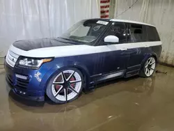 Salvage cars for sale from Copart Central Square, NY: 2017 Land Rover Range Rover Supercharged