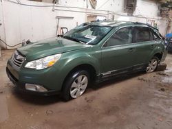 Salvage cars for sale from Copart Casper, WY: 2010 Subaru Outback 2.5I Premium