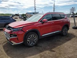 Salvage cars for sale at Colorado Springs, CO auction: 2022 Hyundai Santa FE Limited