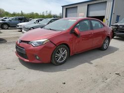 Salvage cars for sale at Duryea, PA auction: 2015 Toyota Corolla L