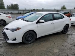 Salvage cars for sale from Copart Arlington, WA: 2017 Toyota Corolla L