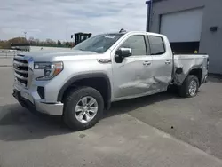 Salvage cars for sale at Assonet, MA auction: 2021 GMC Sierra K1500 SLE