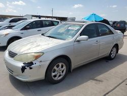 Salvage cars for sale at Grand Prairie, TX auction: 2003 Toyota Camry LE