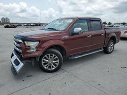 Salvage cars for sale from Copart New Orleans, LA: 2015 Ford F150 Supercrew