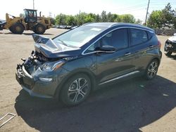 Chevrolet Bolt ev Premier salvage cars for sale: 2017 Chevrolet Bolt EV Premier