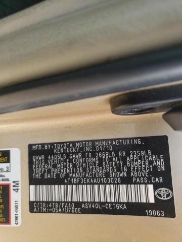 2010 Toyota Camry Base