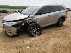 Salvage cars for sale at Chatham, VA auction: 2019 Toyota Highlander LE