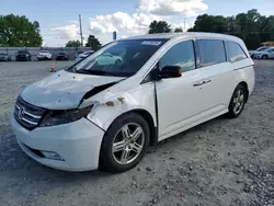 Salvage cars for sale at Mebane, NC auction: 2013 Honda Odyssey Touring