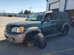 Salvage cars for sale at Nampa, ID auction: 2001 Toyota Sequoia SR5