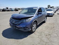 Salvage cars for sale at Martinez, CA auction: 2012 Honda CR-V EXL