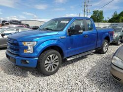 Salvage trucks for sale at Wayland, MI auction: 2016 Ford F150 Super Cab