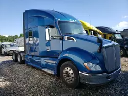 Salvage trucks for sale at Spartanburg, SC auction: 2018 Kenworth Construction T680