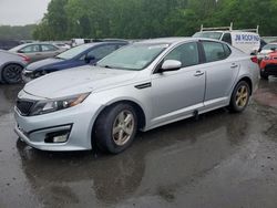 Salvage cars for sale at Glassboro, NJ auction: 2015 KIA Optima LX