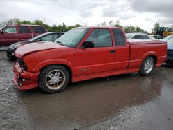 Salvage trucks for sale at Duryea, PA auction: 2001 Chevrolet S Truck S10