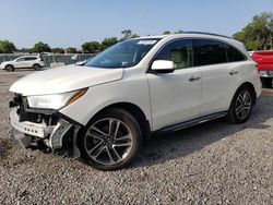 Salvage cars for sale at Riverview, FL auction: 2017 Acura MDX Advance