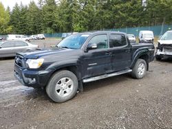 Salvage cars for sale from Copart Graham, WA: 2015 Toyota Tacoma Double Cab