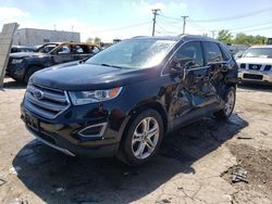 Salvage cars for sale at Chicago Heights, IL auction: 2017 Ford Edge Titanium