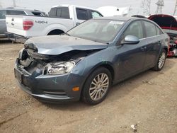 Salvage cars for sale at Elgin, IL auction: 2012 Chevrolet Cruze ECO