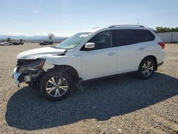 Salvage cars for sale at Anderson, CA auction: 2018 Nissan Pathfinder S