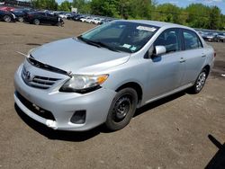 Salvage cars for sale from Copart New Britain, CT: 2013 Toyota Corolla Base