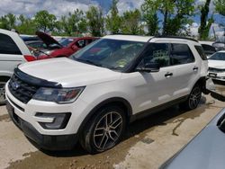 Salvage cars for sale from Copart Bridgeton, MO: 2017 Ford Explorer Sport