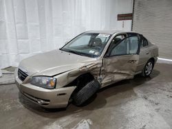 Salvage cars for sale at Leroy, NY auction: 2006 Hyundai Elantra GLS