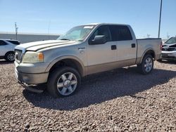 Salvage cars for sale from Copart Phoenix, AZ: 2006 Ford F150 Supercrew