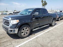 Salvage cars for sale from Copart Van Nuys, CA: 2015 Toyota Tundra Double Cab SR/SR5