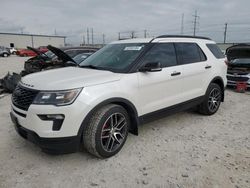 Salvage cars for sale at Haslet, TX auction: 2018 Ford Explorer Sport