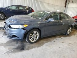 Salvage cars for sale at Franklin, WI auction: 2018 Ford Fusion SE