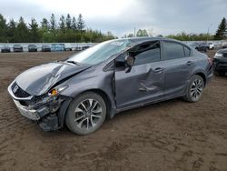 Salvage cars for sale from Copart Ontario Auction, ON: 2014 Honda Civic LX