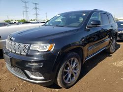 Salvage cars for sale at Elgin, IL auction: 2021 Jeep Grand Cherokee Summit