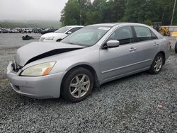Salvage cars for sale at Concord, NC auction: 2004 Honda Accord EX