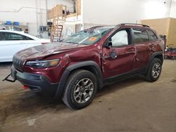 Salvage cars for sale at Ham Lake, MN auction: 2021 Jeep Cherokee Trailhawk