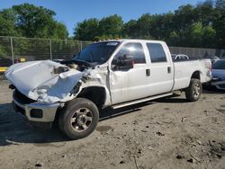 Salvage cars for sale at Waldorf, MD auction: 2016 Ford F250 Super Duty