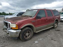 Salvage cars for sale from Copart Hueytown, AL: 2000 Ford Excursion Limited