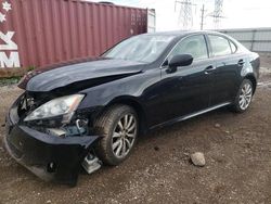 Salvage cars for sale at Elgin, IL auction: 2008 Lexus IS 250