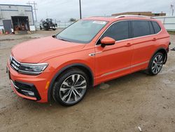 Salvage cars for sale at Bismarck, ND auction: 2018 Volkswagen Tiguan SEL Premium