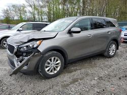 Salvage cars for sale at Candia, NH auction: 2016 KIA Sorento LX