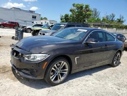 Salvage cars for sale from Copart Opa Locka, FL: 2016 BMW 428 XI