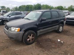 Ford Escape XLS salvage cars for sale: 2001 Ford Escape XLS